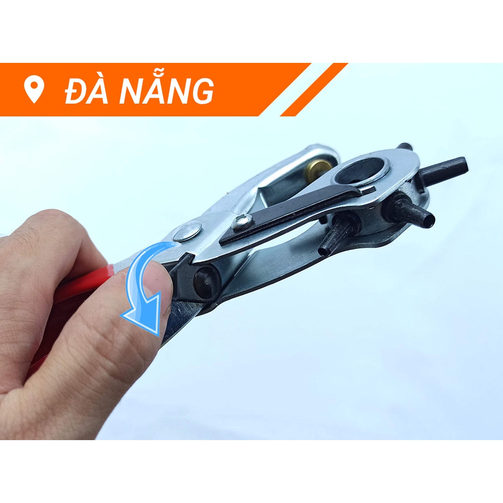 Kìm bấm lỗ da dây nịt lỗ tròn 2-4.5mm