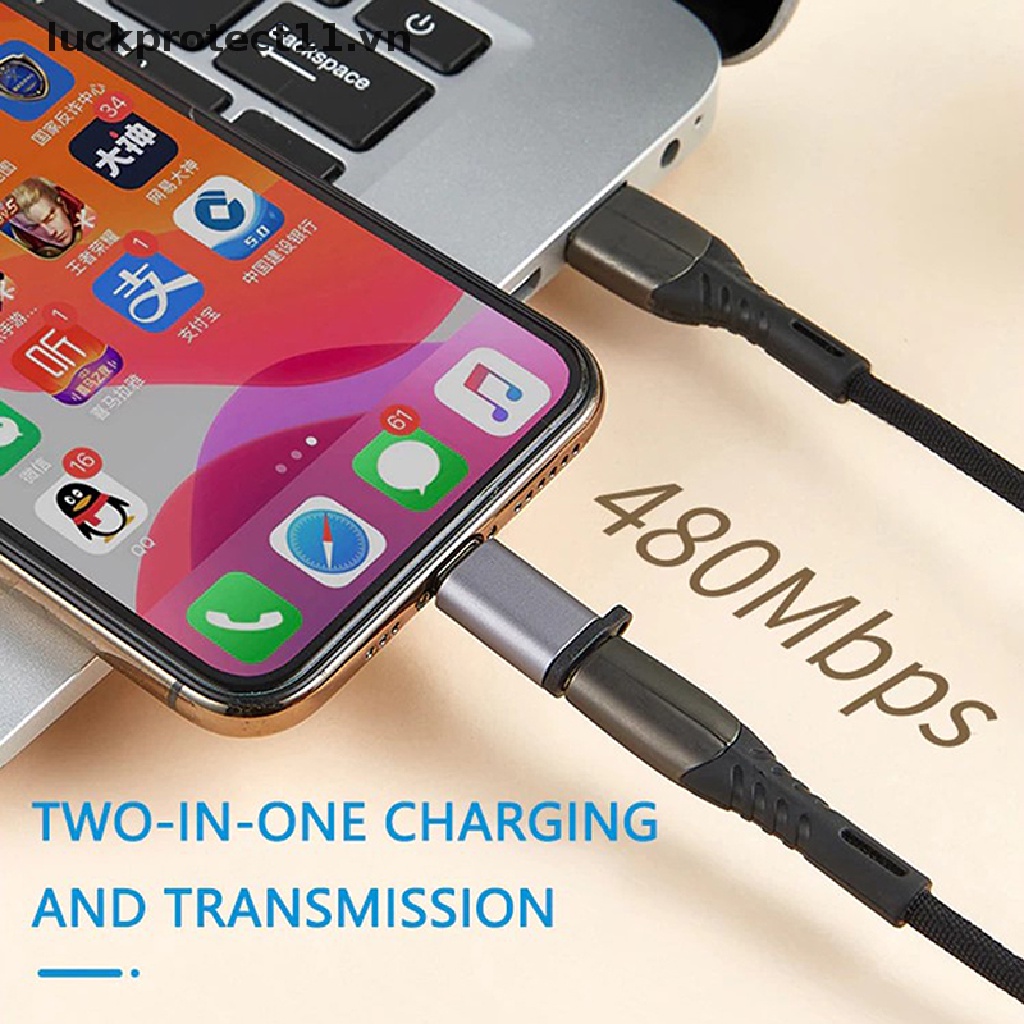 * 3c &amp; Mới * Giắc Chuyển Đổi Từ USB 3.0 Type-C OTG USB C Male Sang USB Female.