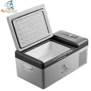 Chính hãng - Tủ lạnh mini ô tô Alpicool Việt Nam C15 (15Lit) - làm đá, trữ sữa, bảo quản mỹ phẩm, thực phẩm, đồ uống