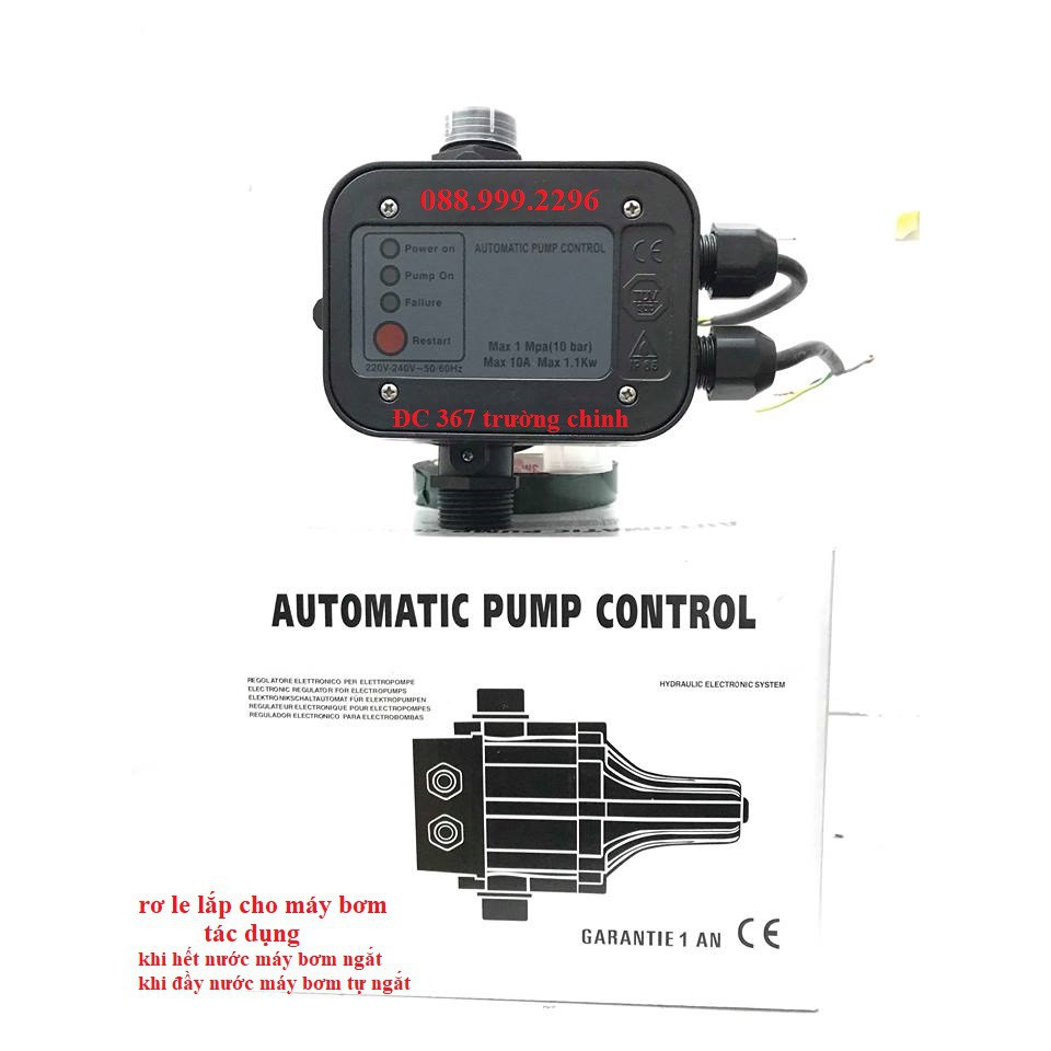Rơ le máy bơm tăng áp
