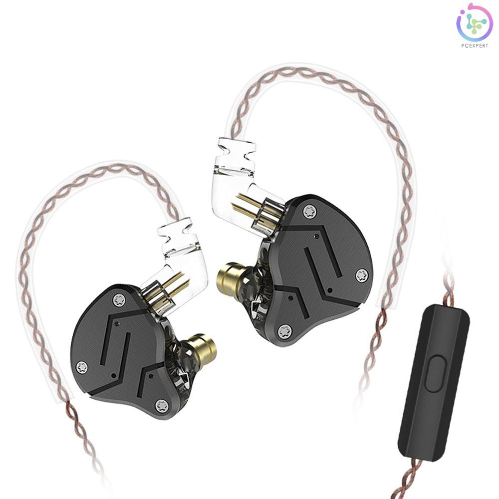 Tai nghe nhét tai có dây 3.5mm KZ ZSN kèm micro hifi 10mm 1DD+