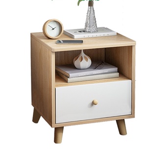 Tủ đầu giường, kệ đa năng tab 2 tầng kèm ngăn đựng đồ phong cách hiện đại IGA - GP109