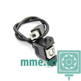 Cáp USB vuông đực cái gắn vỏ máy