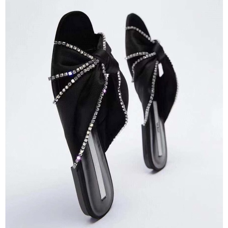 Dép Zara Xuất Xịn Đá Sáng Sang Chảnh Size 35 Đến 39