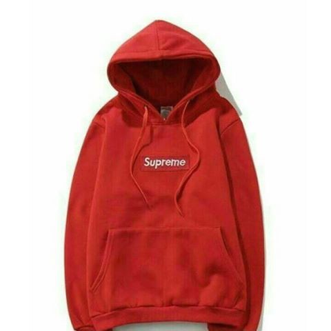Áo Hoodie In Chữ Distro Outlet Supreme Đỏ Maroon