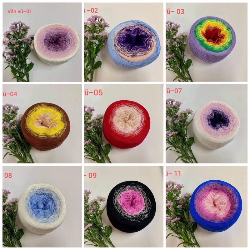 Len sợi cầu vồng baby