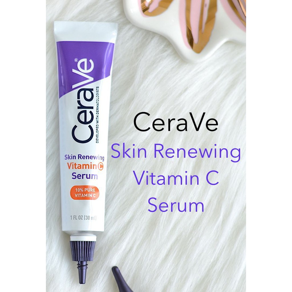 Serum Sáng Da Dưỡng Ẩm CeraVe Skin Renewing Vitamin C Serum - 30mL | Shopee  Việt Nam