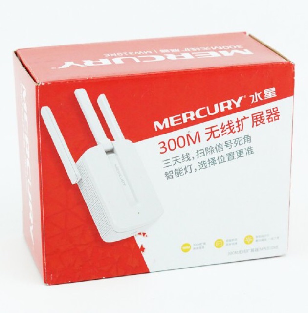 Bộ kích wifi mercury 3 râu MW310re 300Mbps cực mạnh,BH 1 năm,Kích wifi mercury MW310re 3 ăng ten,công nghệ số 247 | BigBuy360 - bigbuy360.vn