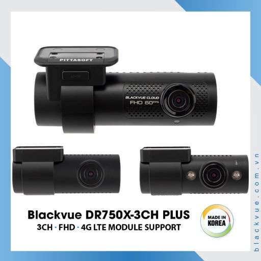 CAMERA HÀNH TRÌNH CAO CẤP BLACKVUE DR750X-3CH PLUS