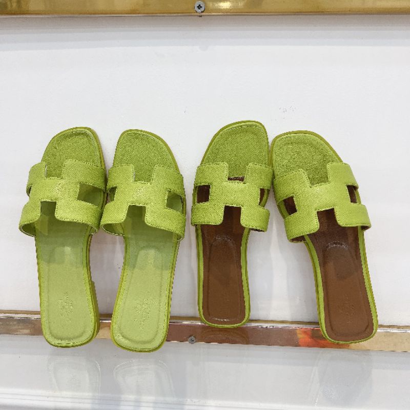 (VIDEO) Dép Nữ Hm Da Sần Chuẩn Loại 1 Fullbox Bill Túi Cao Cấp.