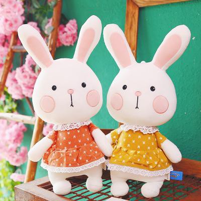 gấu bông thỏ bông mặc váy ren 30cm G3B12 Gấu bông dễ thương