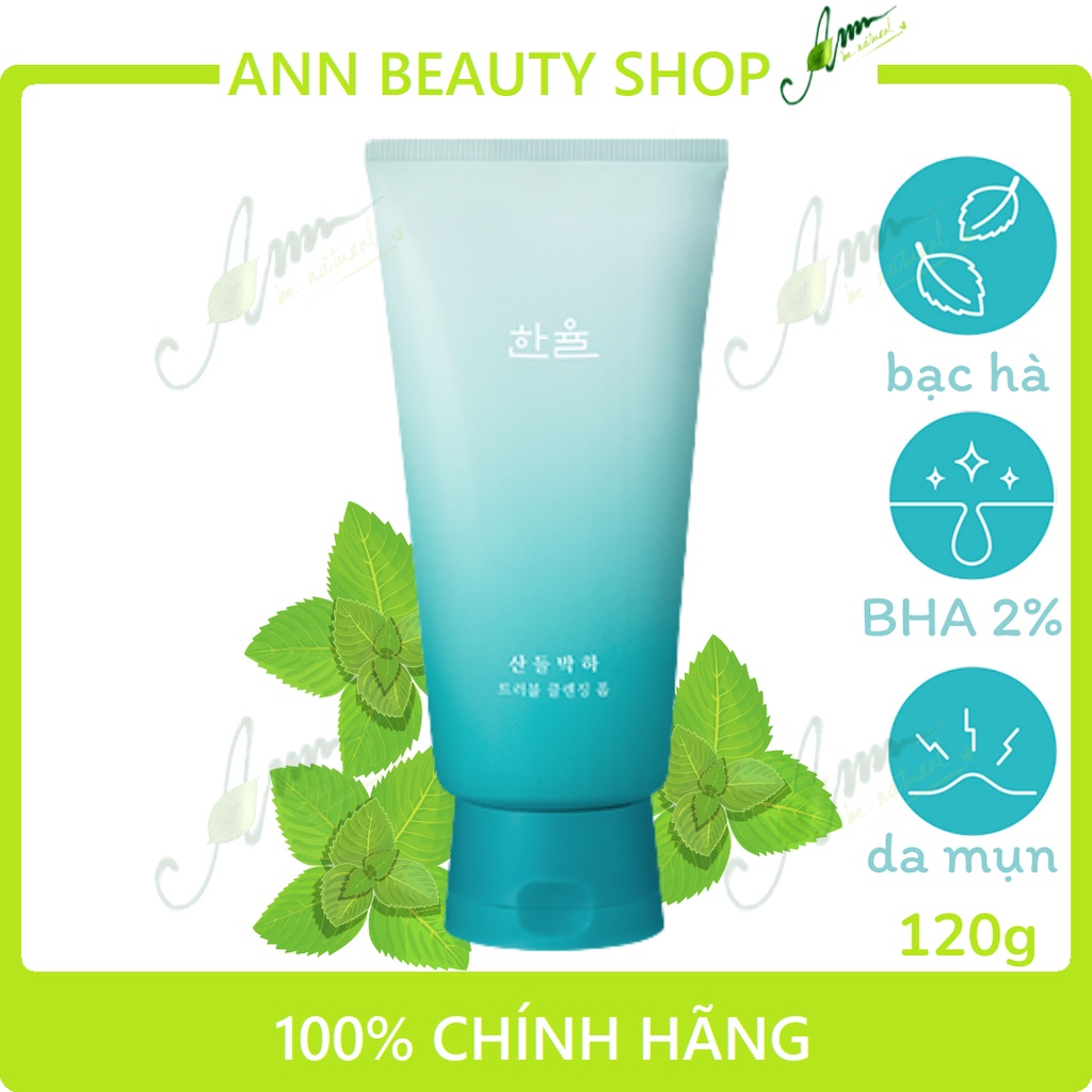 Sữa rửa mặt HANYUL Mentha Trouble Cleansing Foam 120g