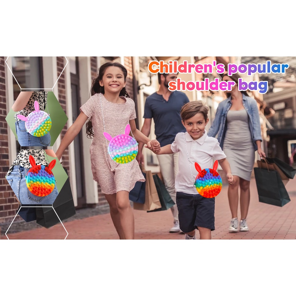 POP IT - Túi đeo chéo pop it kết hợp giải trí