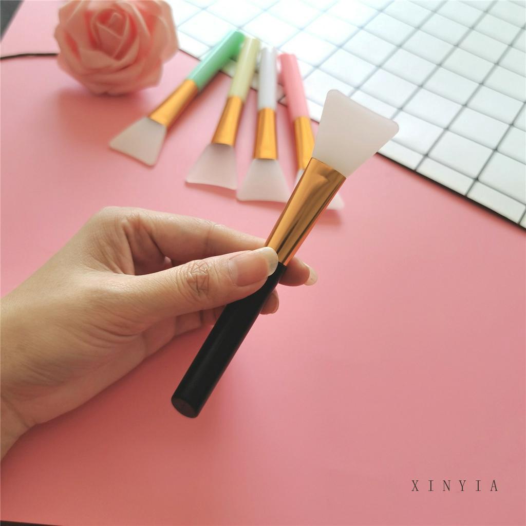 [Hàng mới về] Cọ silicon mềm trộn đắp mặt nạ bùn tiện dụng 5 màu lựa chọn