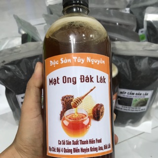 MẬT ONG HOA CÀ PHÊ, MẬT ONG ĐĂK LĂK NGUYÊN CHẤT CHAI 1 LÍT