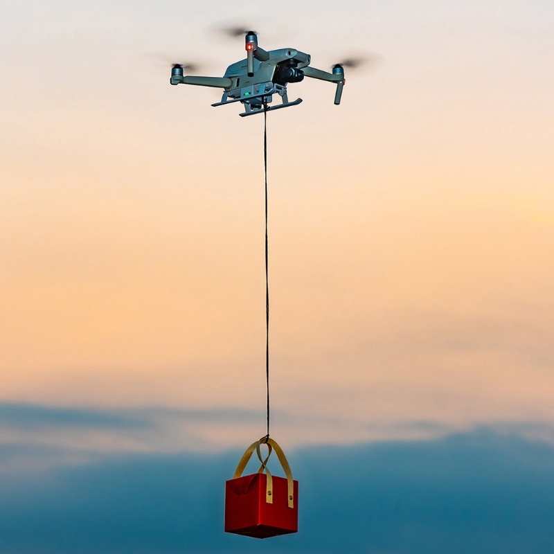Bonj Drone Airdrop Hệ Thống Khí Nén Mang Theo Vòng Hoa Câu Cá Giải Cứu Của Chúng
