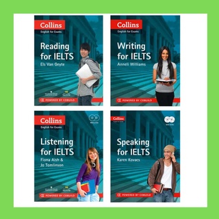 Trọn Bộ 4 Cuốn- Collins English For IELTS: Reading, Writing, Listening, Speaking