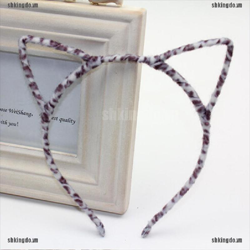 Cài tóc hình tai mèo dễ thương xinh xắn nhiều màu lựa chọn