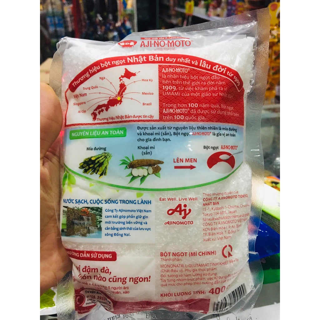 MÌ CHÍNH AJNOMOTO 1KG/400G LOẠI CÁNH TO.Minh Huệ Mart