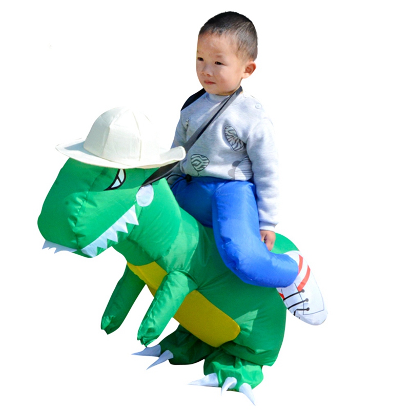Trang phục hóa trang khủng long bơm hơi cho bé dễ thương vui nhộn
