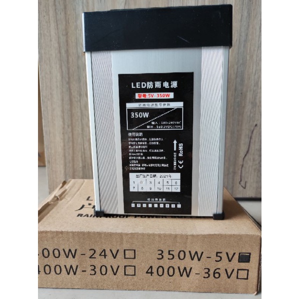 NGUỒN 5V70A 350W CHỐNG MƯA NGOÀI TRỜI