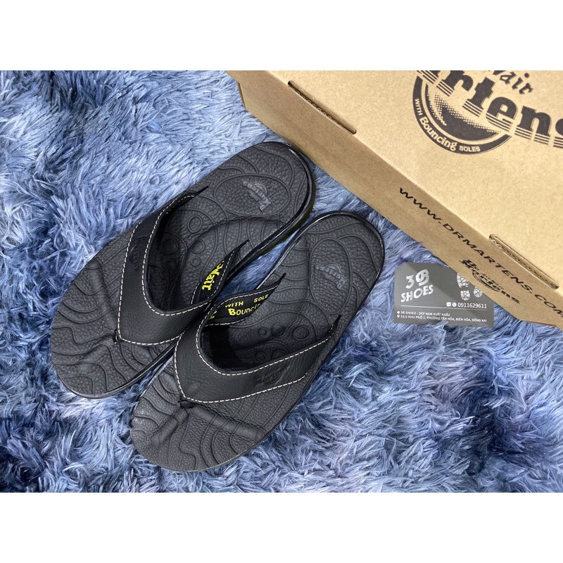 [GIÁ SỐC] Dép Nam da bò, Dép Xỏ Ngón ⚡️FREESHIP⚡️Dr.Martens 2A92 Cao Cấp, Siêu Êm, Siêu Bền FULLBOX