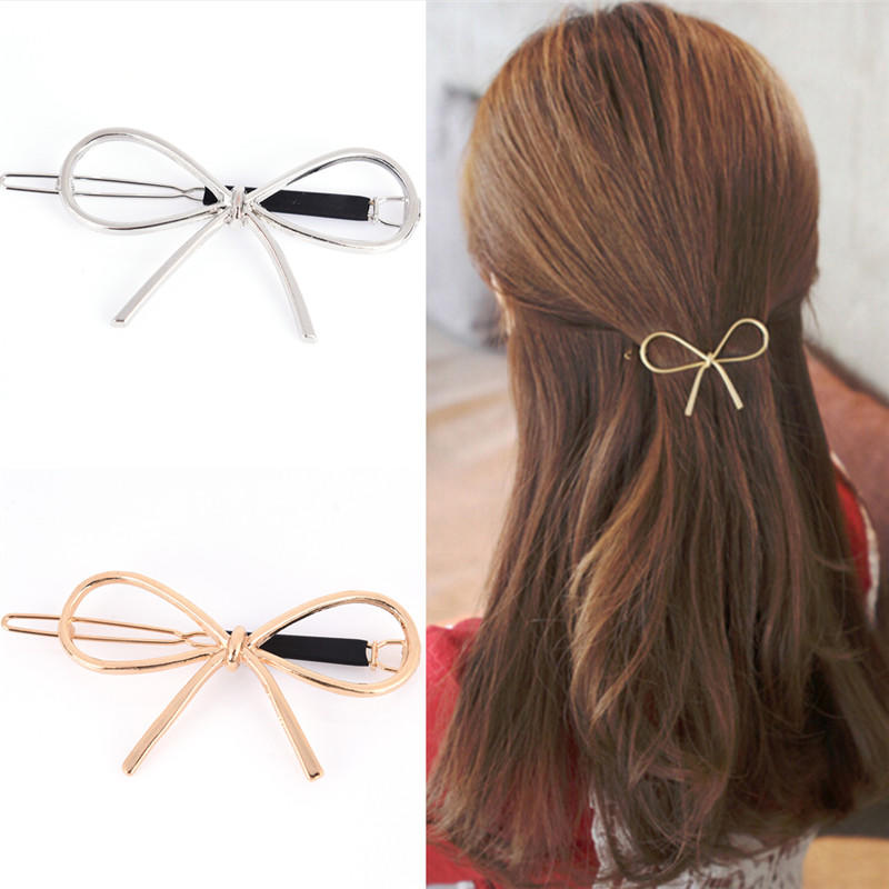 Kẹp Tóc Hình Nơ Vintage Thời Trang Cho Nữ
