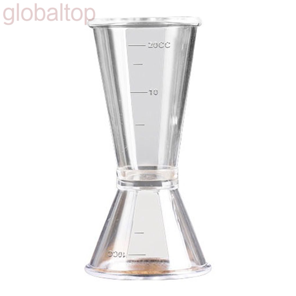Cốc đo lường bằng nhựa trong suốt tiện lợi cho gia đình/ quán bar