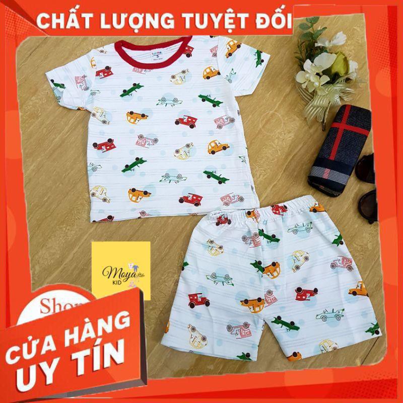 Bộ cộc tay cotton tre cho bé trai bảng 2 size 5_19kg