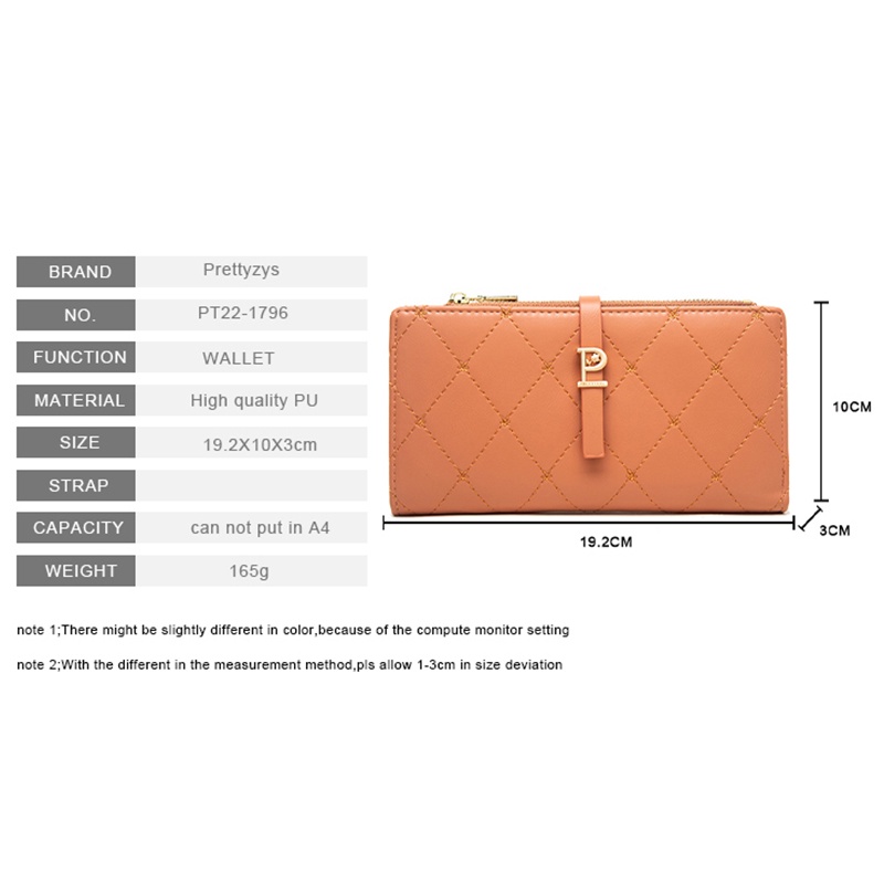 Ví Dài Nhiều Ngăn Đựng Thẻ Đa Năng Thời Trang Dành Cho Nữ