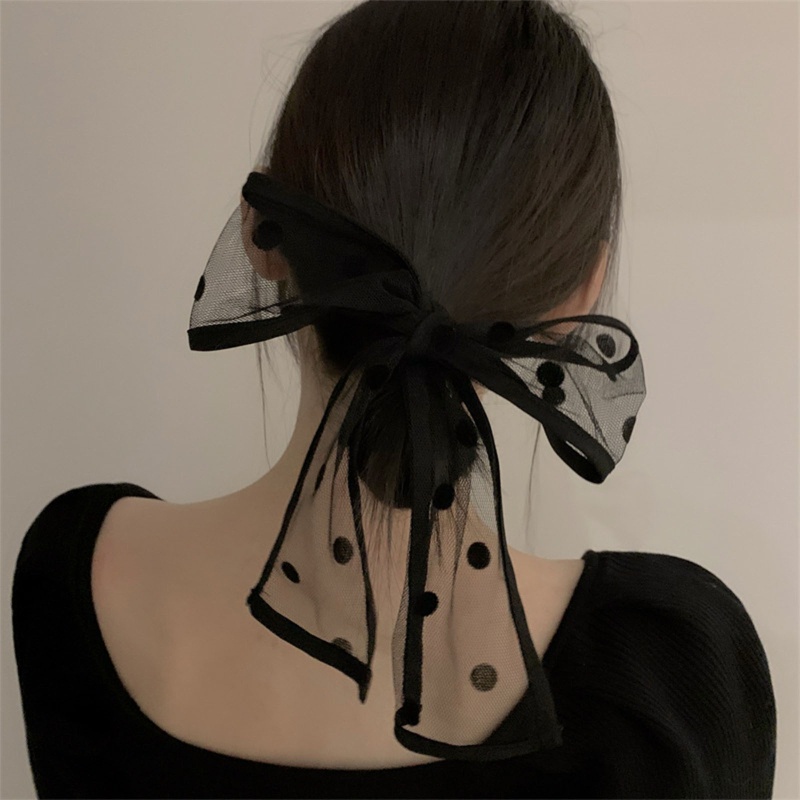 Dây Cột Tóc Mềm Mại Phối Ren Thời Trang Cho Nữ