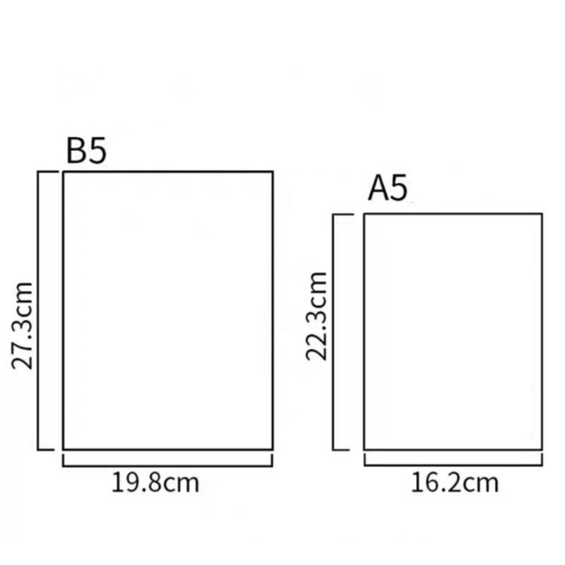 Sổ binder looseleaf A5 A6 làm planner và bullet journal bìa nhựa dẻo tiện ích