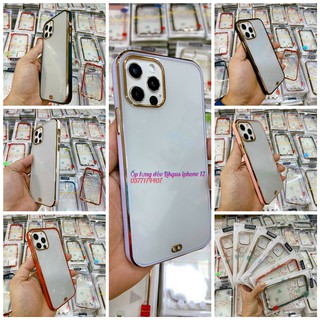 Ốp lưng iPhone 12/ 12 Pro/ 12 Pro Max Chính Hãng Likgus viền màu siêu đẹp