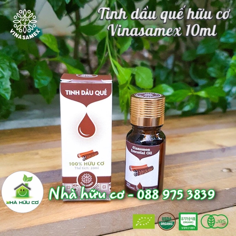 Tinh dầu quế HỮU CƠ Vinasamex 10ml - Date: 27/8/2023 - Nhà hữu cơ