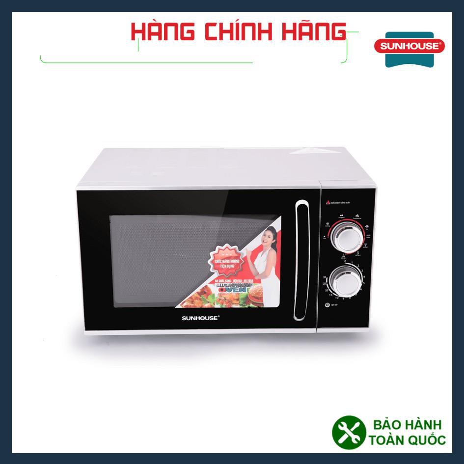 LÒ VI SÓNG SUNHOUSE SHD4823 25L, LÒ VI SÓNG CÓ NƯỚNG SUNHOUSE SHD4823, DUNG TÍCH LỚN, HÂM NÓNG, RÃ ĐÔNG, NẤU, NƯỚNG