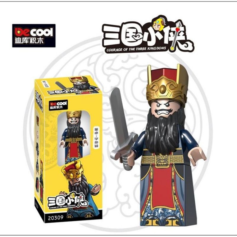 Đồ Chơi Lego Minifigures nhân vật tướng Tam Quốc lego Decool