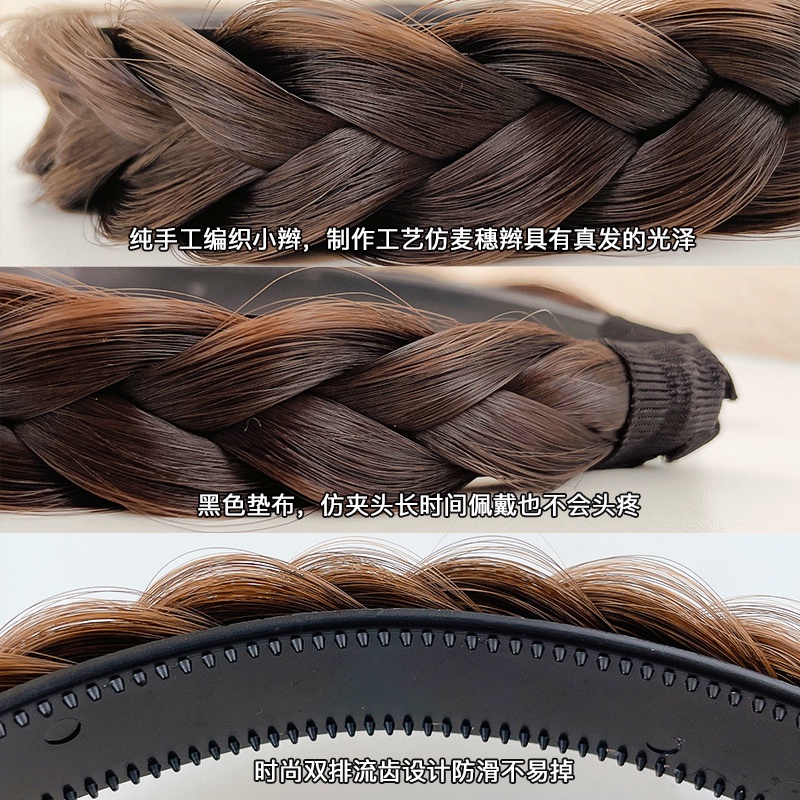 Băng Đô Bện Tóc Thời Trang Sành Điệu Cho Nữ