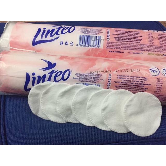 Bông tẩy trang Linteo 100 miếng/bịch - hàng nhập khẩu Châu ÂU | BigBuy360 - bigbuy360.vn