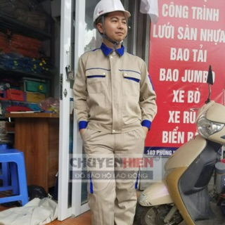 Quần áo bảo hộ lao động cho kĩ sư phối màu loại đẹp