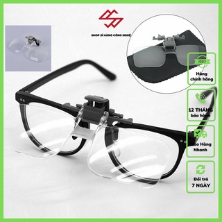 Kính lúp đeo mắt ❤️FREESHIP❤️ Kính lúp 2X kẹp mắt kính K19156