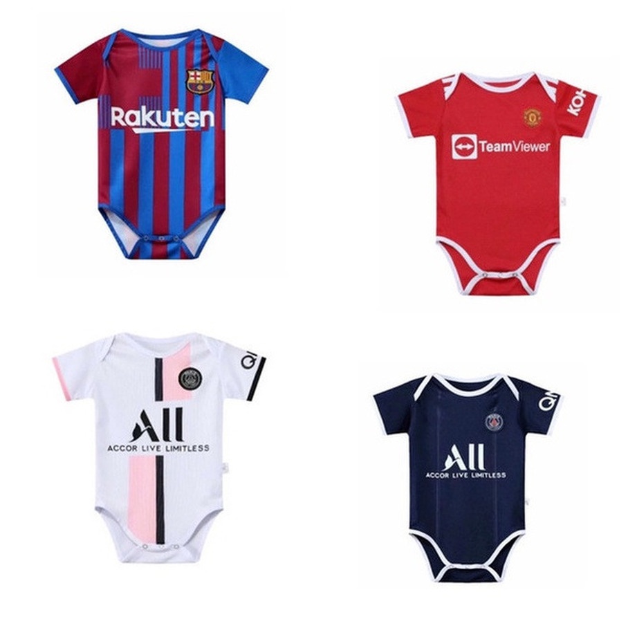 Bodysuit các đội tuyển bóng đá cho bé / Áo thun bóng đá 2021/22 dành cho bé 0-12 tháng tuổi @SKVN