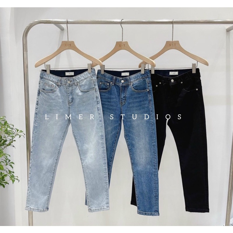 Quần jean nam XT N732 cao cấp co giãn nhẹ, form slimfit