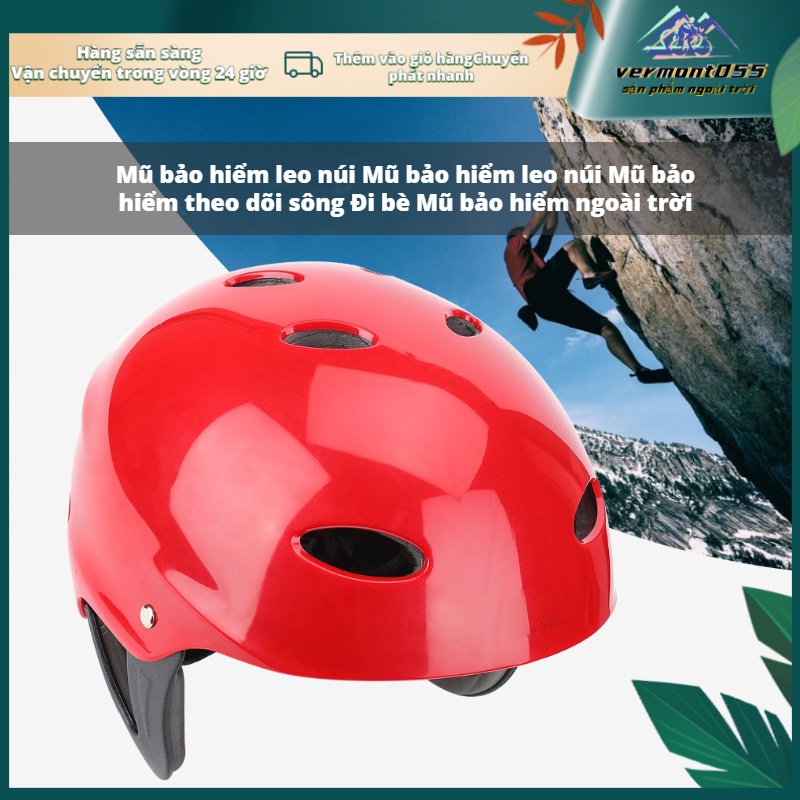 Hàng Hot Thể thao ngoài trời Mũ bảo hiểm an toàn có thể điều chỉnh Núi đá Trượt băng Mũ bảo hiểm bảo vệ đầu Hàng giao ngayVermont055
