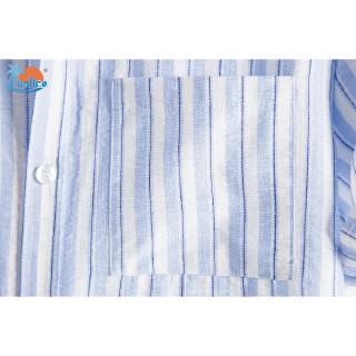 Men's short-sleeved plaid shirt