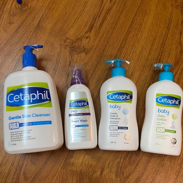 Đủ bộ cetaphil
