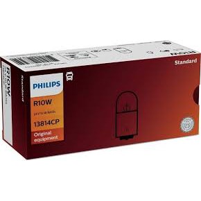 Philips R5W 13822CP - 24V/5W - Hộp 10 bóng (Đèn soi biển số, đèn nóc, đèn hộc giấy tờ, đèn báo đậu sau...)