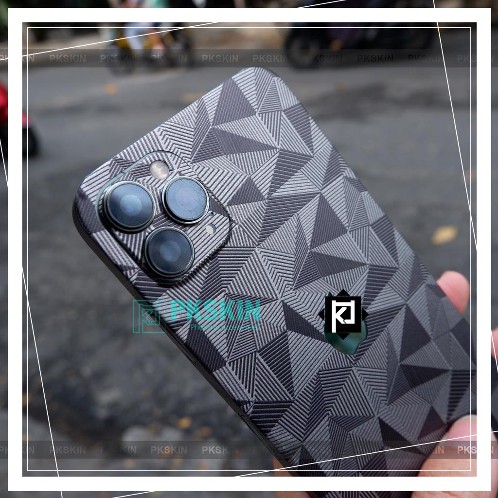 Miếng dán skin full lưng viền iphone 13 , 13 mini , iphone 13 pro , 13 pro max cao cấp vân nổi 3M