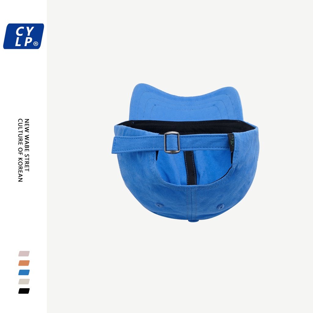 Mũ Lưỡi Trai Cotton Thoáng Khí Thêu Hoa Phong Cách Hàn Quốc