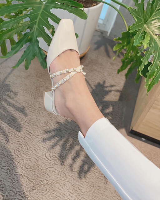 Sục Quai Ngọc Da Bóng