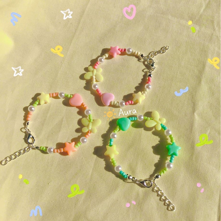 Vòng tay Pastel Spring Handmade bởi Aura